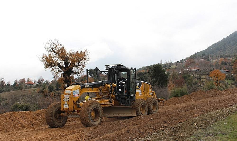 Kemer Ovacık yolu asfalta hazırlandı