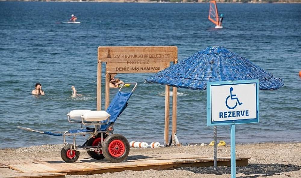İzmir'in engelli dostu plajları