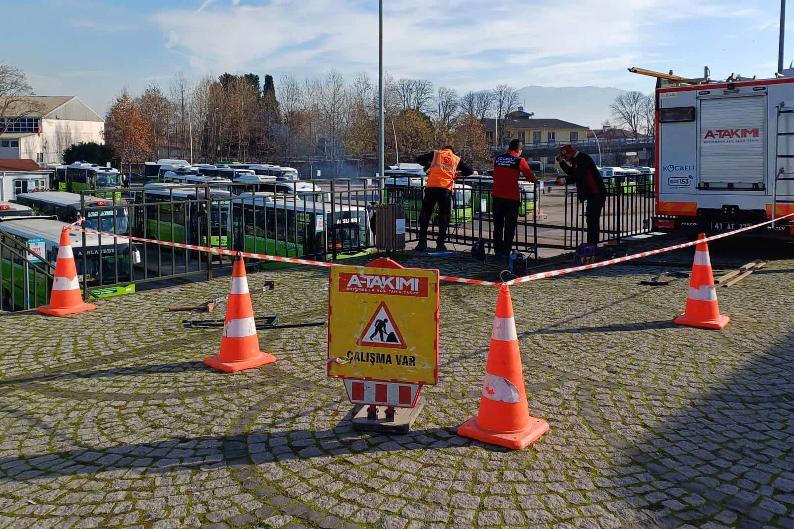 Kocaeli'de 'A' takımından hızlı müdahale!