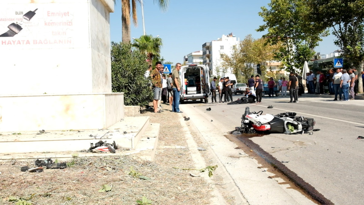 Mersin'de Trafik Kazası: 1 Ölü, 1 Yaralı 